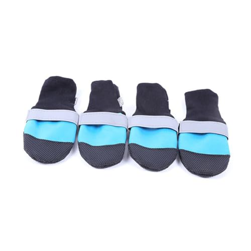 CLISPEED wasserdichte Oxford Hundeschuhe S Blau rutschfeste Flexible Pfotenschützer mit Fleecefutter Wetterfeste Outdoor Schuhe für Kleine Hunde Schutz vor Nässe Kälte und Rauem Untergrund CLISPEED wasserdichte Oxford Hundeschuhe S Blau rutschfeste Flexible Pfotenschützer mit Fleecefutter Wetterfeste Outdoor Schuhe für Kleine Hunde Schutz vor Nässe Kälte und Rauem Untergrund von CLISPEED
