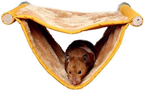 CLQ Hamster Plüsch Hängematte Vogel Hängen Bett Nest Für Ratte Eichhörnchen Chinchilla Rennmaus Meerschweinchen Kleiner Papagei Sittich Lovebird von CLQ