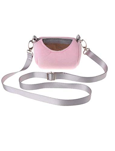CLQ Kleine Haustier Reisetasche Schultergurt Hamsterträger Tragbare Atmungsaktive Outdoor-Taschen von CLQ