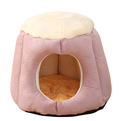 Warm Winter Cat Litter Deep Sleep Semi-Enclosed Cat Tent House for Cats Small Pet von CLQ