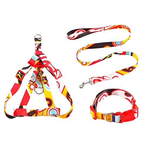 CLSSLVVBN 3 Teile/Satz Haustier Halsband Leine Zinklegierung Einstellbare Outdoor Walking Mode Geschirr Waschbar Haustier Personalisiert, Rot, 2.5 x 120 cm, XL CLSSLVVBN 3 Teile/Satz Haustier Halsband Leine Zinklegierung Einstellbare Outdoor Walking Mode Geschirr Waschbar Haustier Personalisiert, Rot, 2.5 x 120 cm, XL von CLSSLVVBN