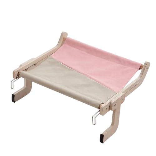 CLSSLVVBN Hängendes Holzbett für Katzen, sicher und ungiftig, gesund und hygienisch, privater Bereich für Haustiere, Balkon, Fenster, Katzenhängematte, Katzenbett, grau rosa CLSSLVVBN Hängendes Holzbett für Katzen, sicher und ungiftig, gesund und hygienisch, privater Bereich für Haustiere, Balkon, Fenster, Katzenhängematte, Katzenbett, grau rosa von CLSSLVVBN