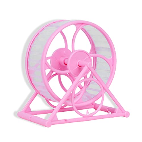 CLSSLVVBN Haustiere Jogging Laufrad verdicktes Sportspielzeug mit Halter Kleintiere leise rotierende Räder Spielzeug Zubehör Haushalt, Rosa CLSSLVVBN Haustiere Jogging Laufrad verdicktes Sportspielzeug mit Halter Kleintiere leise rotierende Räder Spielzeug Zubehör Haushalt, Rosa von CLSSLVVBN