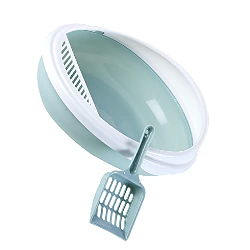 CLSSLVVBN Katzentoilette, Eiertraining, Sandkasten, Sanitär Sandkästen, halbgeschlossenes Kätzchen Design, spritzwassergeschützt, Heimtierbedarf, Bettpfanne CLSSLVVBN Katzentoilette, Eiertraining, Sandkasten, Sanitär Sandkästen, halbgeschlossenes Kätzchen Design, spritzwassergeschützt, Heimtierbedarf, Bettpfanne von CLSSLVVBN