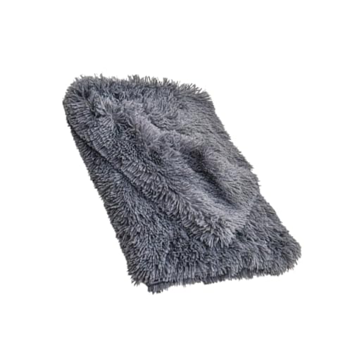 CLSSLVVBN Kompakte und leichte Hundedecke, warm und gemütlich, leicht zu reinigen, Plüsch Fleece Haustierdecke für mittelgroße Hunde und Katzen, Dunkelgrau CLSSLVVBN Kompakte und leichte Hundedecke, warm und gemütlich, leicht zu reinigen, Plüsch Fleece Haustierdecke für mittelgroße Hunde und Katzen, Dunkelgrau von CLSSLVVBN