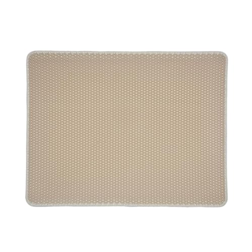CLSSLVVBN Katzentoilette Matte, Doppelschichtige, Kunststoff, Khaki, 30 cm x 30 cm, 1 Stück CLSSLVVBN Katzentoilette Matte, Doppelschichtige, Kunststoff, Khaki, 30 cm x 30 cm, 1 Stück von CLSSLVVBN