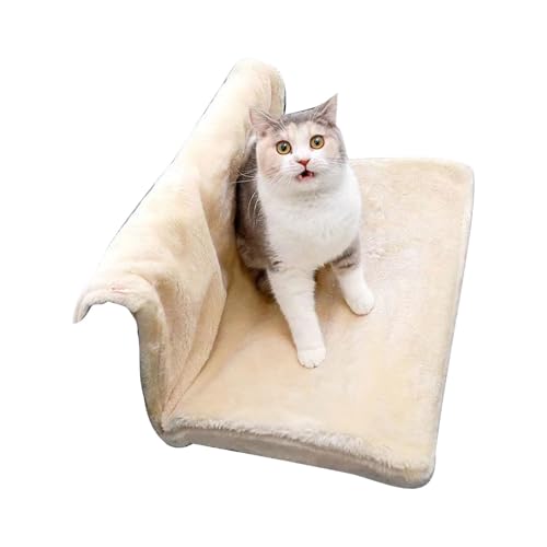CLSSLVVBN Weiches Plüsch Katzenbett, gemütlicher Winter Rückzugsort für Katzenfreunde und leicht zu reinigen, hohe Tragfähigkeit, Katzen Hängematten, Hängematten für Haustiere, Typ+2 von CLSSLVVBN