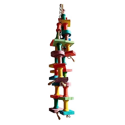 CLoxks Vogelspielzeug Mittlerer und großer Vogel, Papageienspule, Schnur, Beißspielzeug, Vogelkäfig, Zubehör, Glockenspielzeug Papageienspielzeug CLoxks Vogelspielzeug Mittlerer und großer Vogel, Papageienspule, Schnur, Beißspielzeug, Vogelkäfig, Zubehör, Glockenspielzeug Papageienspielzeug von CLoxks