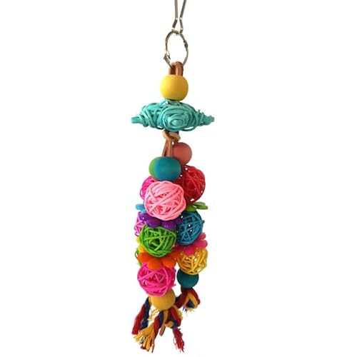 CLoxks Vogelspielzeug Vogelbarsch-Papagei-Spielzeug, Ständerplattform for Aufhängen von Übungsspielplatz Papageienspielzeug CLoxks Vogelspielzeug Vogelbarsch-Papagei-Spielzeug, Ständerplattform for Aufhängen von Übungsspielplatz Papageienspielzeug von CLoxks