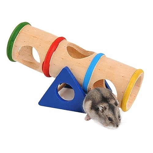 Hamsterkäfig Hamster Pet Barrel Tube Tunnel Cage House Hide Play Climing Toy Long Barrel Porous Tunnel Toy Hamsterunterkunft von CLoxks