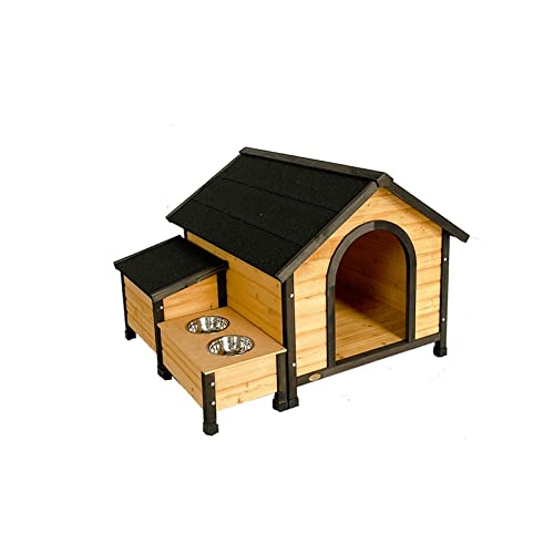 Katzengehege im Freien Dog Villa Outdoor Zwinger Outdoor Hundehütte Große Zwinger Hundehütte Haustierhütte Wird mit Aufbewahrungsbox geliefert Katzenhütte von CLoxks