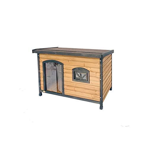 Katzengehege im Freien Pet Villa Dog House Outdoor Dog Villa Kleines Hundehaus Kaninchenstreu Katzenhaus Pet House, GW-009 Katzenhütte (Size : S) von CLoxks