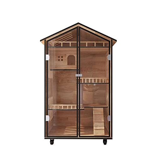 Katzenkäfig Katzenvilla Zuhause Katzenschrank Katzenhaus Zuchtkäfig Doppellagiger Katzenkäfig Übergroßes Katzenhaus Katzenstreu Katzenhaus (Size : 01) von CLoxks