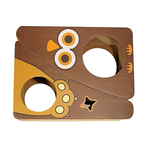CMBSSTBB Katzenkratzbrett, Katzenkratzbrett, Papphütte, Katzennest, Aktivitätsspielzeug, Schleifklauenbrett für Hauskatzen, kleine mittelgroße Katzenkätzchen, Augenmuster, Pfotenmuster CMBSSTBB Katzenkratzbrett, Katzenkratzbrett, Papphütte, Katzennest, Aktivitätsspielzeug, Schleifklauenbrett für Hauskatzen, kleine mittelgroße Katzenkätzchen, Augenmuster, Pfotenmuster von CMBSSTBB