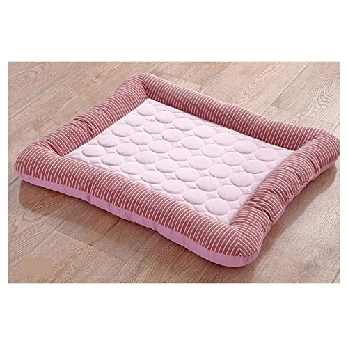 CNRTSO Kühlmatte für Haustiere Kühlkissenbett for Hunde Katzen Welpe Kätzchen Kühle Matte Haustier Decke EIS Seidenmaterial Weich for den Sommer schlafend rosa blau atmungsaktiv CNRTSO Kühlmatte für Haustiere Kühlkissenbett for Hunde Katzen Welpe Kätzchen Kühle Matte Haustier Decke EIS Seidenmaterial Weich for den Sommer schlafend rosa blau atmungsaktiv von CNRTSO