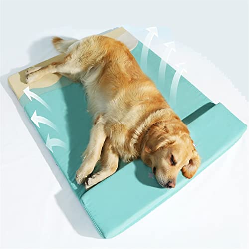 Kühlmatte für Haustiere Orthopägliche Hundebett for große Hunde Matte Sommer Haustierkühlbett Kiste Katze Kennels Matte mit Abnehmbarer Deckung Welpe Matratze (Color : Sunny, Size : XXL 100x80x9cm) Kühlmatte für Haustiere Orthopägliche Hundebett for große Hunde Matte Sommer Haustierkühlbett Kiste Katze Kennels Matte mit Abnehmbarer Deckung Welpe Matratze (Color : Sunny, Size : XXL 100x80x9cm) von CNRTSO