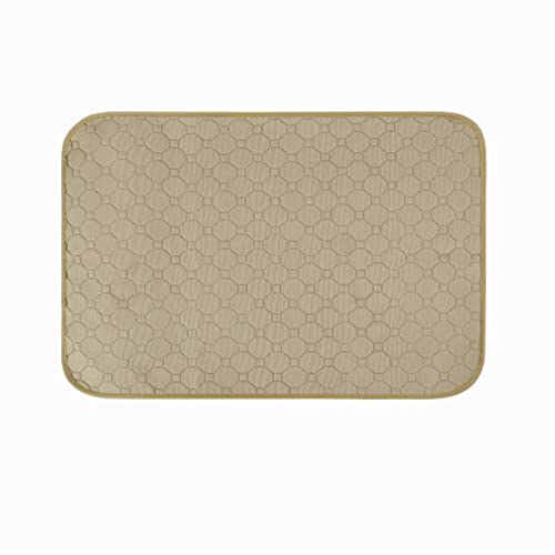 Kühlmatte für Haustiere Sommerhundkühlung Haustiere Matte Schlafpolster Wasser Absorption oberen wasserdichtem Boden for kleine mittelgroße große Hunde Katzen kühl halten (Color : Khaki, Size : L) Kühlmatte für Haustiere Sommerhundkühlung Haustiere Matte Schlafpolster Wasser Absorption oberen wasserdichtem Boden for kleine mittelgroße große Hunde Katzen kühl halten (Color : Khaki, Size : L) von CNRTSO