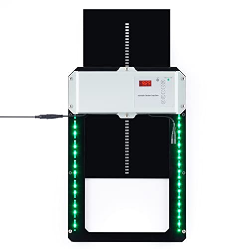 CO-Z Hühnerklappe Türöffner Automatische Hühnerklappe 30W Automatischer Hühnerstall Hühnertür Türöffner mit Lichtsensor Zeitschaltuhr CO-Z Hühnerklappe Türöffner Automatische Hühnerklappe 30W Automatischer Hühnerstall Hühnertür Türöffner mit Lichtsensor Zeitschaltuhr von CO-Z
