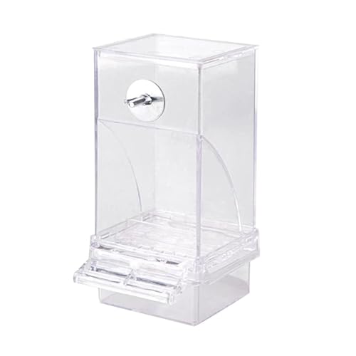 COACOM 1 -Teilige Vogelhäuschen, Automatische Feeder, Transparente Plastikfuttermittel, Vogelversorgungen, Vogelkäfigzubehör. von COACOM
