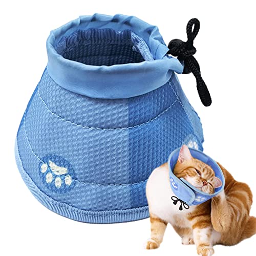 Rückgewinnungshalsband für Katzen, Leichtgewichtler, verstellbares Halsband für Kätzchen, Schutzkegel für Haustiere, um das Lecken zu stoppen, für Katzen, Kätzchen und kleine Hunde nach Operationen Rückgewinnungshalsband für Katzen, Leichtgewichtler, verstellbares Halsband für Kätzchen, Schutzkegel für Haustiere, um das Lecken zu stoppen, für Katzen, Kätzchen und kleine Hunde nach Operationen von COATUIYO