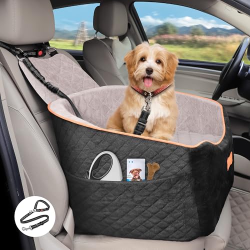 COCASES Hunde Autositz für kleine mittelgroße Hunde, Hundesitz für Beifahrersitz Höhenverstellbarer Hundekorb, abnehmbares und waschbares Auto-Hundebett mit Sicherheitsgurt für Haustiere COCASES Hunde Autositz für kleine mittelgroße Hunde, Hundesitz für Beifahrersitz Höhenverstellbarer Hundekorb, abnehmbares und waschbares Auto-Hundebett mit Sicherheitsgurt für Haustiere von COCASES