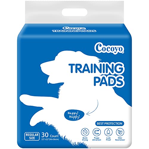 COCOYO Trainingspads für Hunde, 30 Stück, super saugfähig, für Welpen von COCOYO