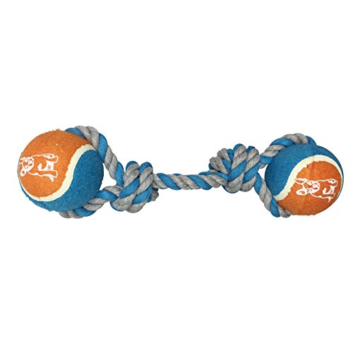 CODICO 6 ani707 Seil mit 2 Tennisbälle für Hunde von CODICO