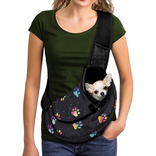 COEQINE Haustier-Tragetasche für kleine Malteser, Yorkle, Chihuahua, atmungsaktiv, freihändig, vorne gerichtet, Reisetasche COEQINE Haustier-Tragetasche für kleine Malteser, Yorkle, Chihuahua, atmungsaktiv, freihändig, vorne gerichtet, Reisetasche von COEQINE