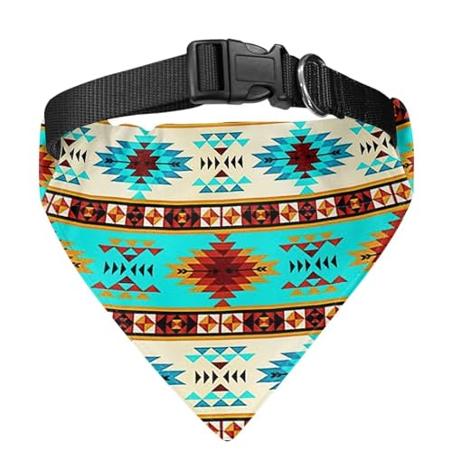 COEQINE Hunde-Bandana-Halsband, Western-Tribal, Grün, Hundehalstuch, Halstuch, Halstuch, Halstuch, Halstuch, Zubehör, Größe L COEQINE Hunde-Bandana-Halsband, Western-Tribal, Grün, Hundehalstuch, Halstuch, Halstuch, Halstuch, Halstuch, Zubehör, Größe L von COEQINE