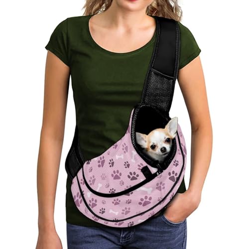 COEQINE Hunde-Umhängetasche für Damen, mit Tragetuch für kleine Hunde, Katzen, weiche Tasche und Tragetasche, Design für den täglichen Gebrauch, mit verstellbarem Riemen, Reißverschluss COEQINE Hunde-Umhängetasche für Damen, mit Tragetuch für kleine Hunde, Katzen, weiche Tasche und Tragetasche, Design für den täglichen Gebrauch, mit verstellbarem Riemen, Reißverschluss von COEQINE