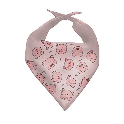 COEQINE Hundehalstuch, Halsband, Valentinstag, rosa Schweine-Muster, Schals, tägliche Lätzchen für kleine, mittelgroße und große Hunde, Katzen, waschbar, dreieckiges Taschentuch COEQINE Hundehalstuch, Halsband, Valentinstag, rosa Schweine-Muster, Schals, tägliche Lätzchen für kleine, mittelgroße und große Hunde, Katzen, waschbar, dreieckiges Taschentuch von COEQINE