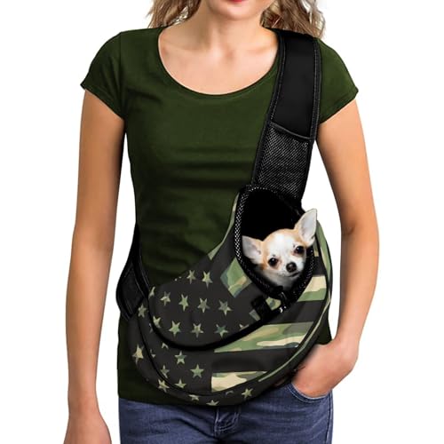COEQINE Hundetragerucksäcke für kleine Hunde, 4. Juli, amerikanische Flagge, weiche Tasche und Tragetasche COEQINE Hundetragerucksäcke für kleine Hunde, 4. Juli, amerikanische Flagge, weiche Tasche und Tragetasche von COEQINE
