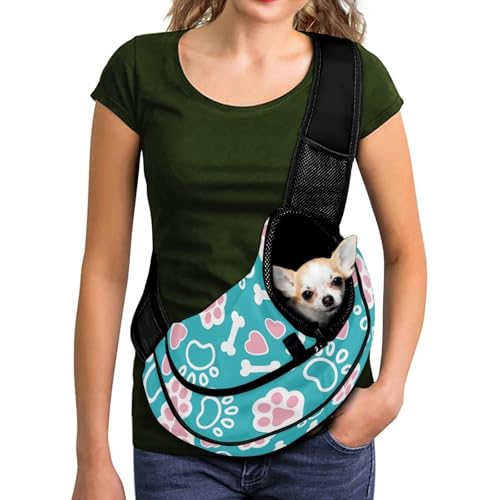 COEQINE Hundetragetasche, Netztasche, bequem, freihändig, Haustier-Tragetasche, für kleine, mittelgroße Hunde, Katzen, Kaninchen, weiche Geldbörse für Damen, Walking-Lock, atmungsaktive Netztasche COEQINE Hundetragetasche, Netztasche, bequem, freihändig, Haustier-Tragetasche, für kleine, mittelgroße Hunde, Katzen, Kaninchen, weiche Geldbörse für Damen, Walking-Lock, atmungsaktive Netztasche von COEQINE