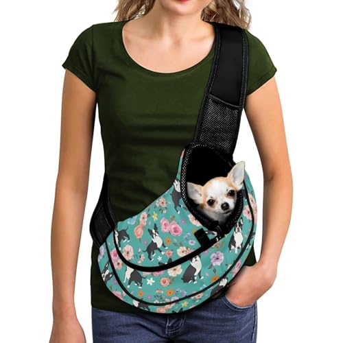 COEQINE Hundetragetasche für kleine Haustiere, Wandern, Abenteuer, Welpen, Crossbody, Netztasche, freihändig, atmungsaktiv, vorne gerichtet, für Hunde und Katzen, keine Angst COEQINE Hundetragetasche für kleine Haustiere, Wandern, Abenteuer, Welpen, Crossbody, Netztasche, freihändig, atmungsaktiv, vorne gerichtet, für Hunde und Katzen, keine Angst von COEQINE