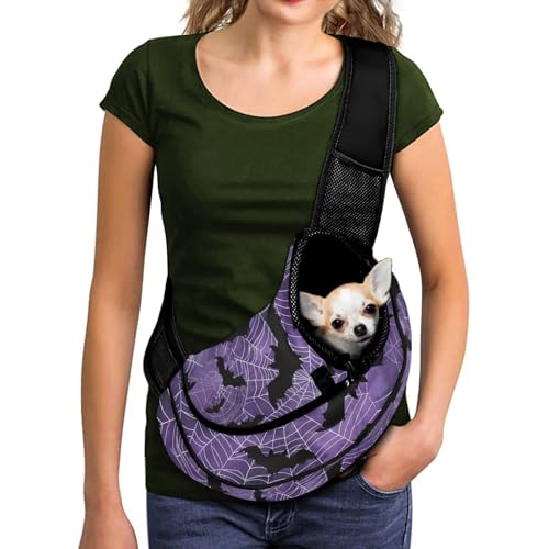 COEQINE Hundetragetasche für kleine Hunde, dick gepolsterter Schultergurt, leicht, nach vorne gerichtet, für kleine Hunde und Katzen, Reisetasche von COEQINE