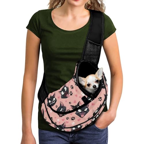 COEQINE Hundetragetasche für mittelgroße Hunde, dick gepolsterter Schultergurt, verstellbarer Haustierschlinge, Crossbody-Tasche, freihändige Hundetasche für kleine Katzen, Outdoor, nicht fallend COEQINE Hundetragetasche für mittelgroße Hunde, dick gepolsterter Schultergurt, verstellbarer Haustierschlinge, Crossbody-Tasche, freihändige Hundetasche für kleine Katzen, Outdoor, nicht fallend von COEQINE
