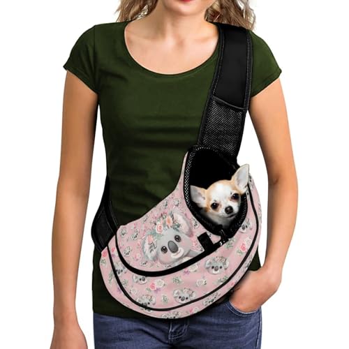 COEQINE Kleine Hundetragetasche für Welpen, bequem, freihändig, Crossbody-Tasche, Vorderansicht gepolsterter Rucksack, kleine Katzen, Roadtrip, unverzichtbar, kein Herunterfallen COEQINE Kleine Hundetragetasche für Welpen, bequem, freihändig, Crossbody-Tasche, Vorderansicht gepolsterter Rucksack, kleine Katzen, Roadtrip, unverzichtbar, kein Herunterfallen von COEQINE