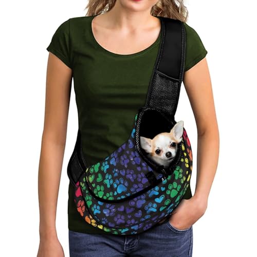 COEQINE Kleiner Hunderucksack für Welpen, freihändige Tragetasche für kleine Katzen, Geldbörse, nach vorne, leicht, verstellbarer Schultergurt für Spaziergänge im Freien, sicherer Komfort COEQINE Kleiner Hunderucksack für Welpen, freihändige Tragetasche für kleine Katzen, Geldbörse, nach vorne, leicht, verstellbarer Schultergurt für Spaziergänge im Freien, sicherer Komfort von COEQINE
