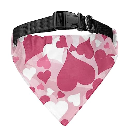 COEQINE Rosa Hundehalstücher Sommer für Mädchen Hunde Bandanas, Liebe Rosa Muster Hunde Bandanas Mädchen Mama Hunde zum Geburtstag Teil Größe S COEQINE Rosa Hundehalstücher Sommer für Mädchen Hunde Bandanas, Liebe Rosa Muster Hunde Bandanas Mädchen Mama Hunde zum Geburtstag Teil Größe S von COEQINE