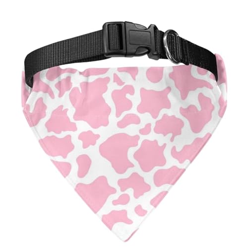 COEQINE Rosa Kuhmilchmuster Herbst Hundehalstuch, leichtes verstellbares Hakenmuster Hund Datum Geburtstag Hund Bandana Größe M COEQINE Rosa Kuhmilchmuster Herbst Hundehalstuch, leichtes verstellbares Hakenmuster Hund Datum Geburtstag Hund Bandana Größe M von COEQINE