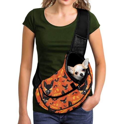 COEQINE Tragetasche für kleine Hunde, lustiger Sonnenbrille, Hundedruck, freihändiges Abenteuer, Katzentragetasche, Vorderansicht belüftetes Netzgewebe für kleine Katzen, verstellbarer Riemen, Park COEQINE Tragetasche für kleine Hunde, lustiger Sonnenbrille, Hundedruck, freihändiges Abenteuer, Katzentragetasche, Vorderansicht belüftetes Netzgewebe für kleine Katzen, verstellbarer Riemen, Park von COEQINE
