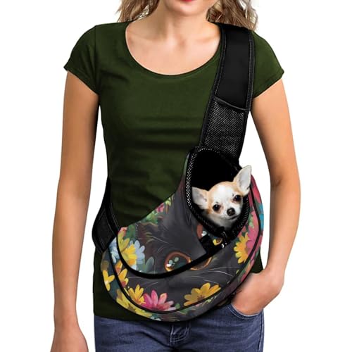 COEQINE Welpen-Tragetasche für kleine Hunde, 0 - 6,8 kg, freihändige Hunde-Geldbörse mit Sicherheitshaken und Kordelzug, für Hunde, Papoose Crossbody Schultertasche COEQINE Welpen-Tragetasche für kleine Hunde, 0 - 6,8 kg, freihändige Hunde-Geldbörse mit Sicherheitshaken und Kordelzug, für Hunde, Papoose Crossbody Schultertasche von COEQINE