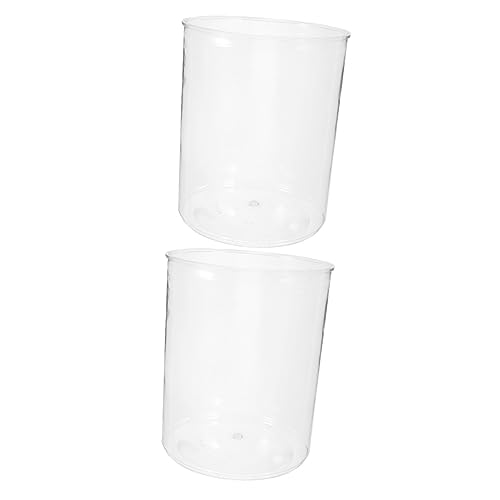 COHEALI 2St transparentes rundes Aquarium Tischfischschale Wundernetz Plastikbehälter Blumen- runde Vase klare Schüssel Seifenblasenschale die Blase Schildkrötenbecken Büro das Haustier COHEALI 2St transparentes rundes Aquarium Tischfischschale Wundernetz Plastikbehälter Blumen- runde Vase klare Schüssel Seifenblasenschale die Blase Schildkrötenbecken Büro das Haustier von COHEALI