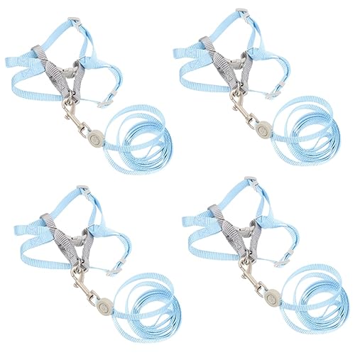 COHEALI 4 Sets Katzenleinen Mit Flexiblem Design Sicher Und Bequem Für Den Einsatz Im Freien COHEALI 4 Sets Katzenleinen Mit Flexiblem Design Sicher Und Bequem Für Den Einsatz Im Freien von COHEALI