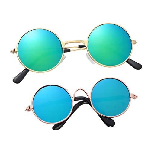 COHEALI 2 STK Puppenzubehör Brille Für Puppenhaustier Puppe Gläser Haustier Brille Kleine Farbbrille Baby Schmücken von COHEALI