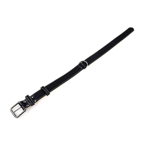 COHEALI Hundehalsband Aus Leder Mit Verstellbarer Länge Größe XXL Für Mittelgroße/große Hunde Schwarz Bequemes Pu-Polyester Metallschnalle 5 Einstelllöcher COHEALI Hundehalsband Aus Leder Mit Verstellbarer Länge Größe XXL Für Mittelgroße/große Hunde Schwarz Bequemes Pu-Polyester Metallschnalle 5 Einstelllöcher von COHEALI