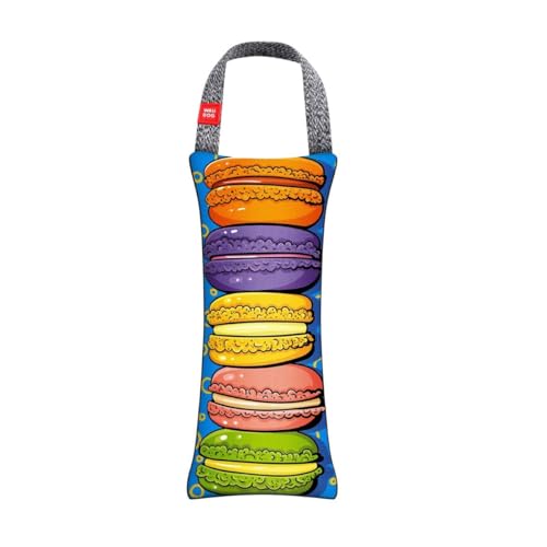 COLLAR WAUDOG Zugluftstopper für Hunde, mit Quietscher, Macarons, groß, 11 x 26 cm von COLLAR