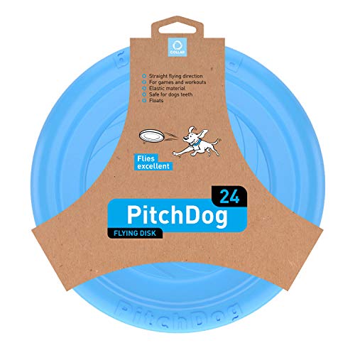 Frisbee PitchDog, Durchmesser 24 cm, Blau von COLLAR
