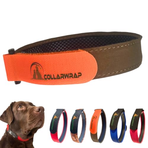 Schutzhülle für Halsbänder gegen Parasiten (Militärgrün, XS: 27 bis 30 cm) von COLLARWRAP