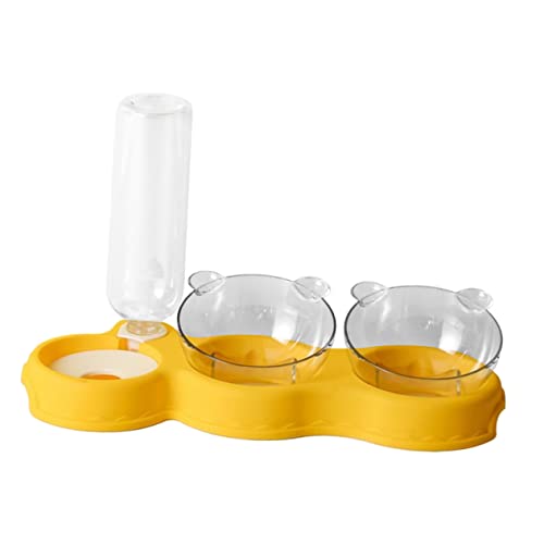 COLLBATH Katzennapf-Set 2 Separate Futternäpfe Wasserspender 3-in-1-Futterspender Stressfresser COLLBATH Katzennapf-Set 2 Separate Futternäpfe Wasserspender 3-in-1-Futterspender Stressfresser von COLLBATH